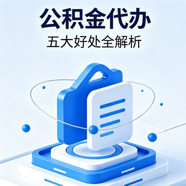 黄浦公积金代办到底值不值？这5大好处让你少走弯路